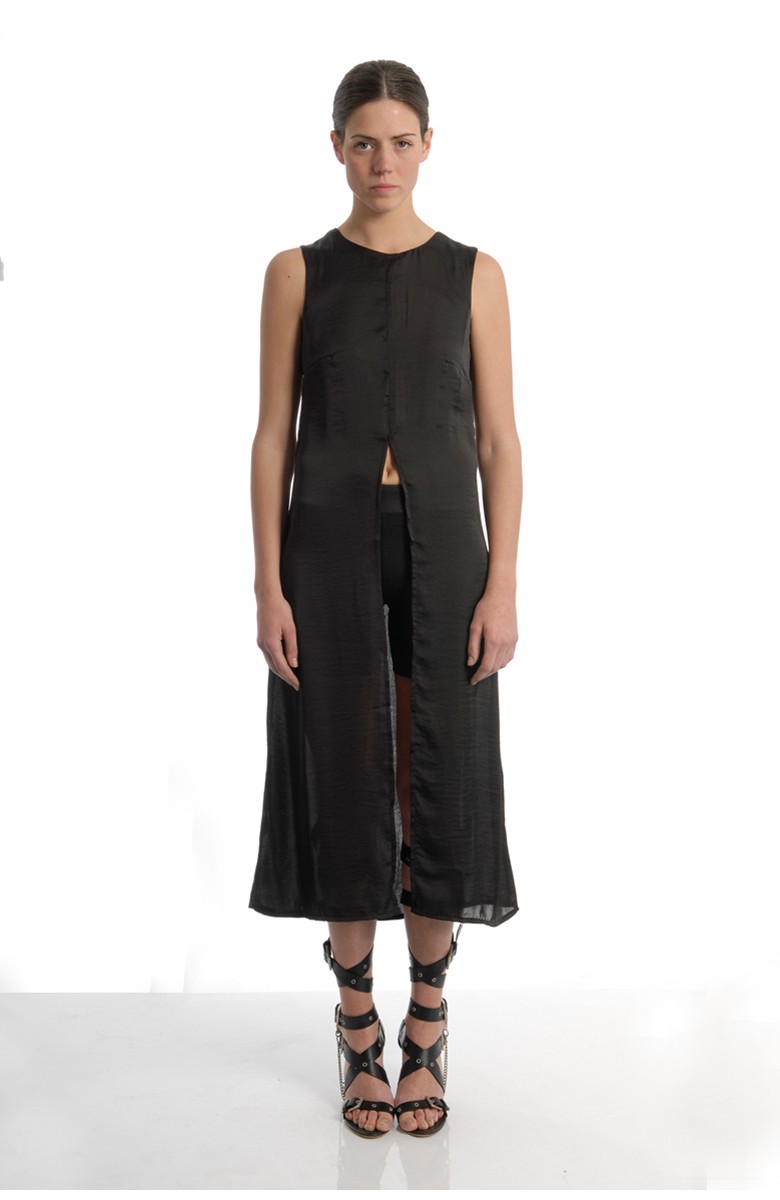VACCINE - Long dress / black